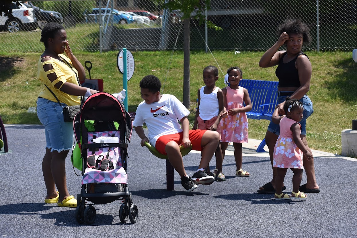 people in the park