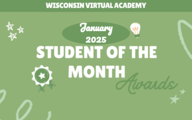 Student of the onth banner - January 2025