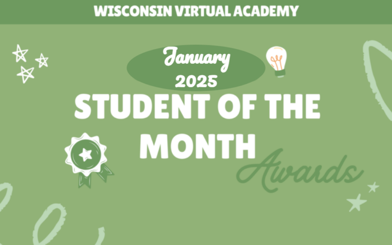 Student of the onth banner - January 2025